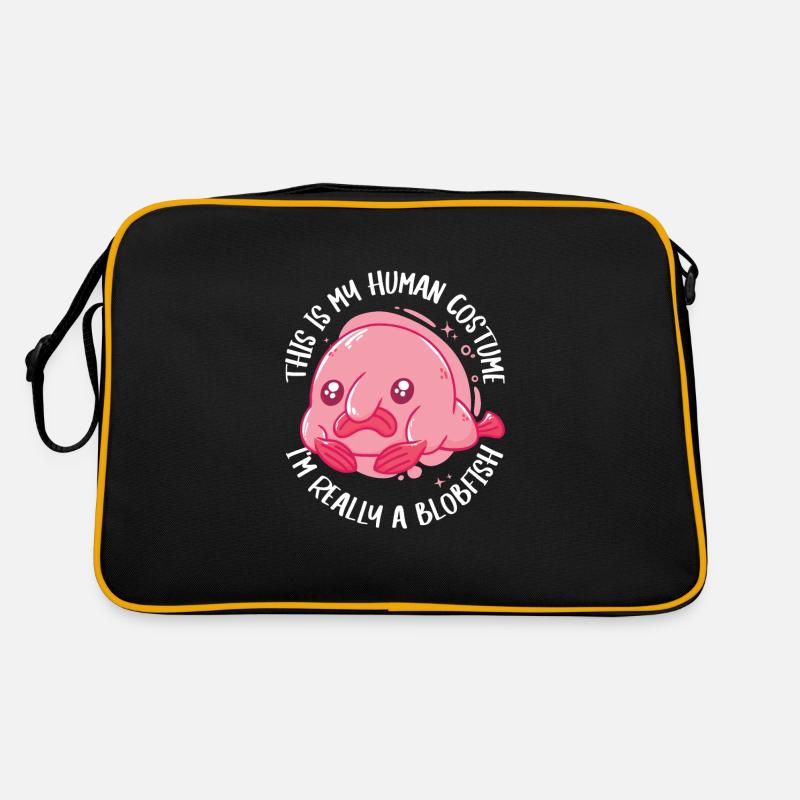 Blobfish Poisson Funny Blob Blobby Blobfish Sac Retro