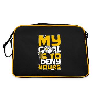 Sports de crosse Joueurs de crosse - Sac Retro - noir/or - Dos
