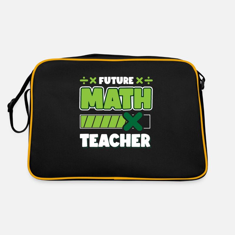 Future Math Teacher - Retro Bag - black/gold