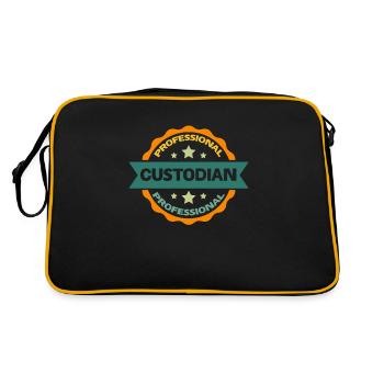 Professional Custodian - Retro Bag - black/gold - Back