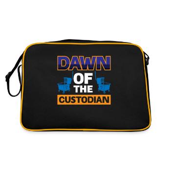 Dawn of the Custodian - Retro Bag - black/gold - Back