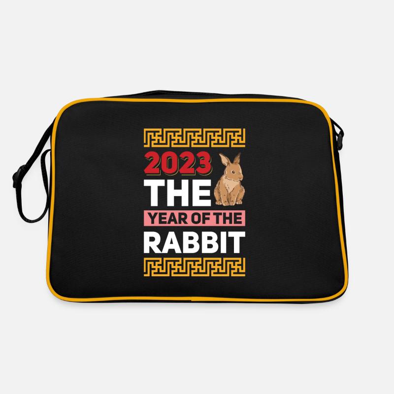 2023 L’année du zodiaque chinois lapin Sac Retro