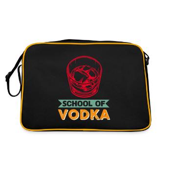 School Of Vodka - Retro Bag - black/gold - Back
