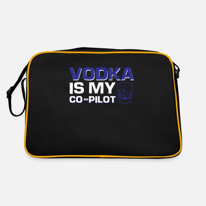 La vodka est mon copilote Sac Retro