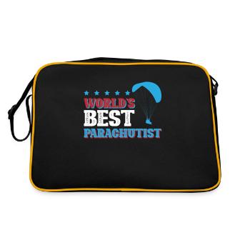 World's Best Parachutist - Retro Bag - black/gold - Back