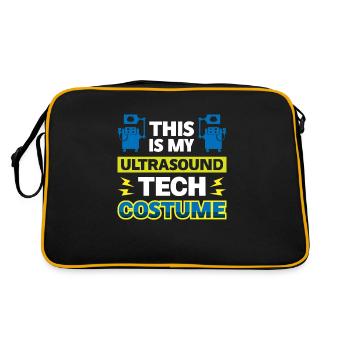 This Is My Ultrasound Tech Costume - Retro Bag - black/gold - Back