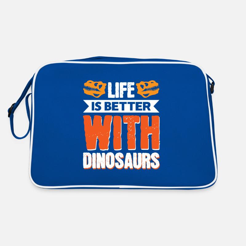Life Is Better With Dinosaurs Retro Bag