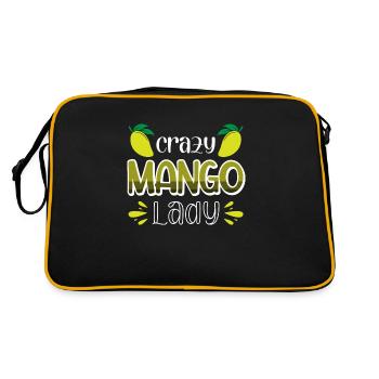 Dame folle à la mangue - Sac Retro - noir/or - Dos