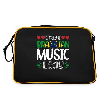 Fou de musique brésilienne Lady - Sac Retro - noir/or - Dos