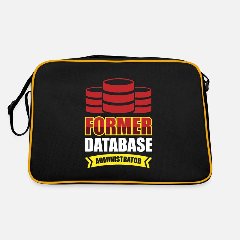 Ehemaliger Datenbankadministrator Retro Tasche