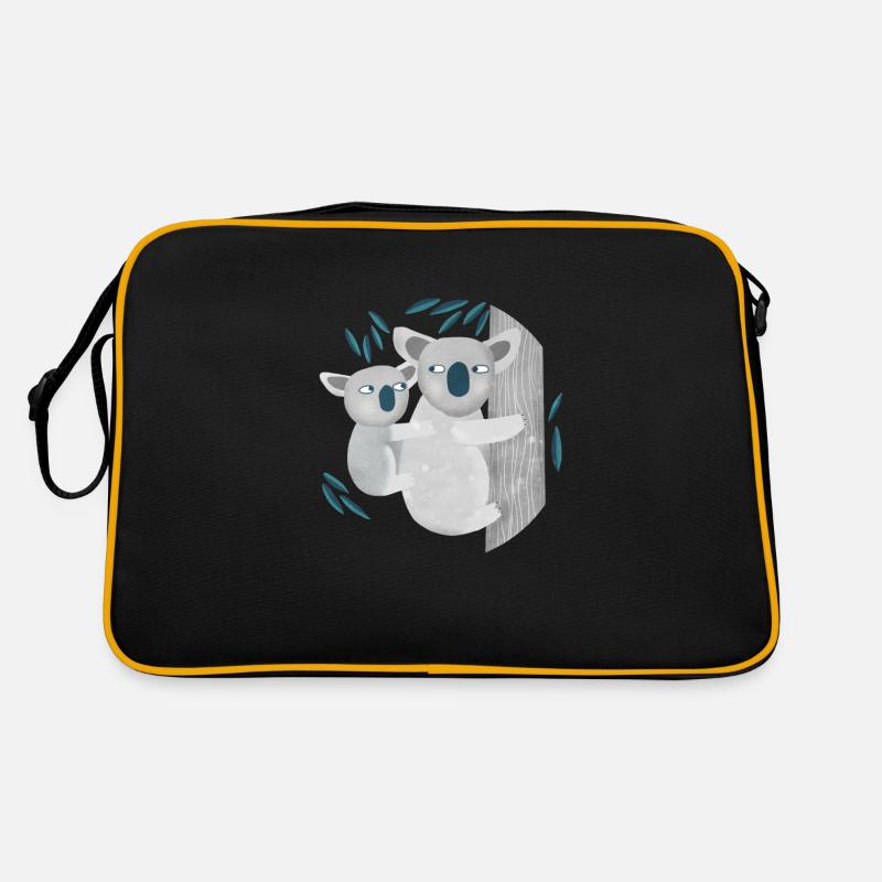 Koala - Retro Bag - black/gold