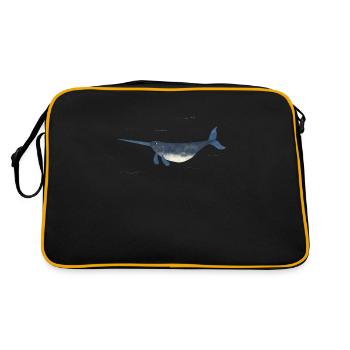 Narwahl - Sac Retro - noir/or - Dos