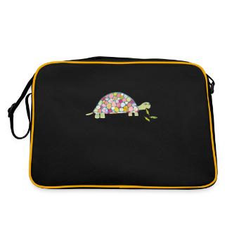 Tortoise - Retro Bag - black/gold - Back