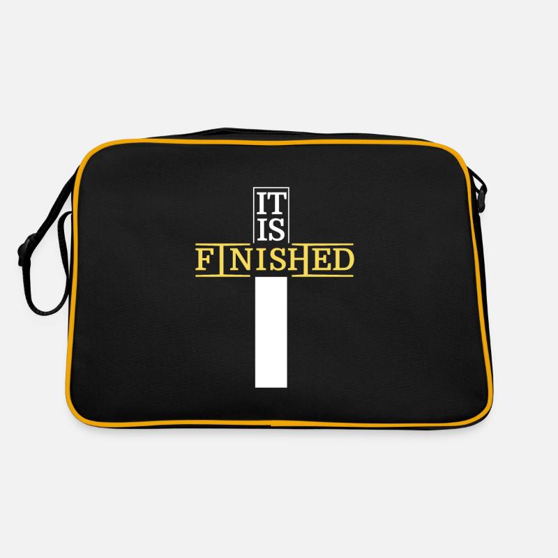 It is finished Retro Tasche