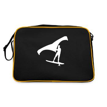 Wing Foilen - Sac Retro - noir/or - Dos
