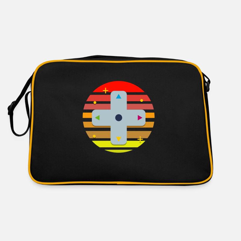 Manette de jeu au coucher du soleil Sac Retro