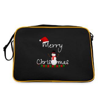 Joyeux Noël Joyeux Noël Joyeux Noël - Sac Retro - noir/or - Dos