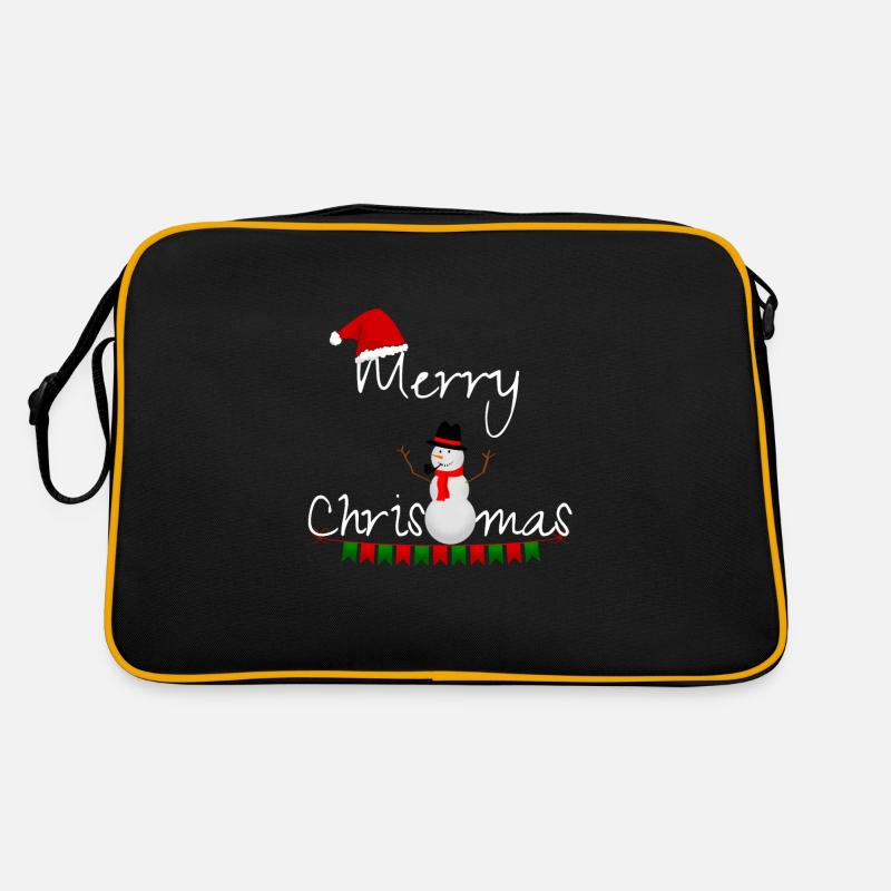 Joyeux Noël Joyeux Noël Joyeux Noël - Sac Retro - noir/or