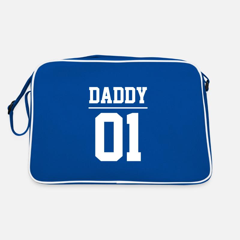 Daddy 01 Dad Number 1 Dad Dad Team Gift Retro Bag