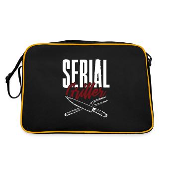 serial griller - Retro Bag - black/gold - Back