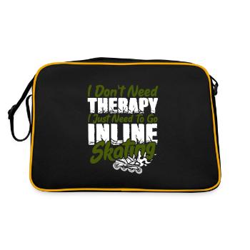 therapie inline skating - Sac Retro - noir/or - Dos