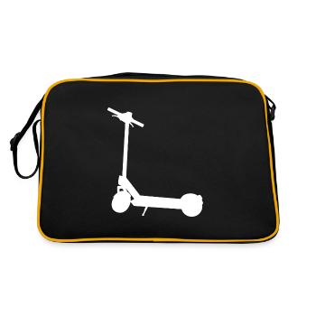 E Scooter Scooter Électrique - Sac Retro - noir/or - Dos
