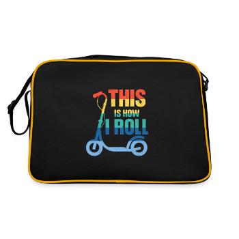scooter e-scooter scooter e-scooter - Retro Bag - black/gold - Back