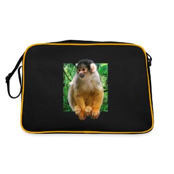 Squirrel monkey squirrel monkey - Retro Bag - black/gold - Back