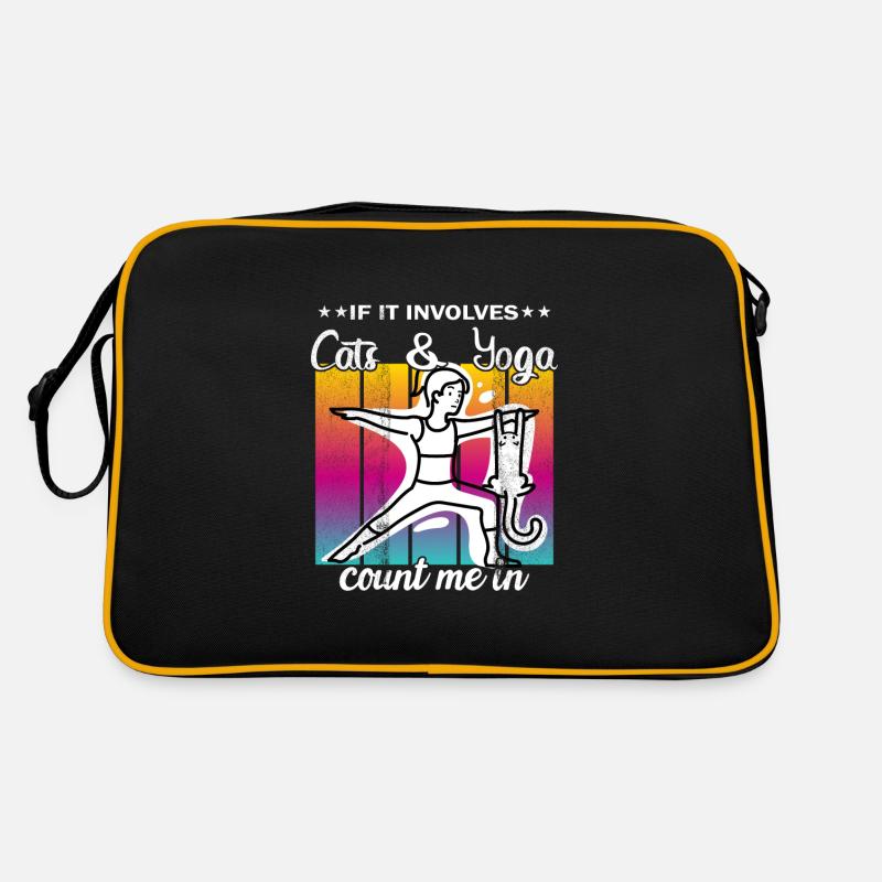 Si cela implique des chats et du yoga, comptez sur moi Sac Retro