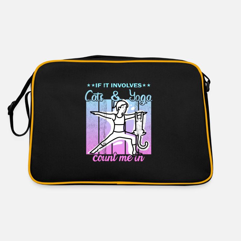 Si cela implique des chats et du yoga, comptez sur moi Sac Retro