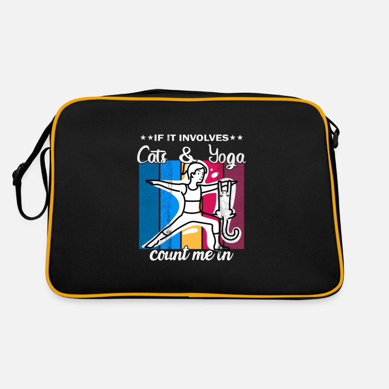 Si cela implique des chats et du yoga, comptez sur moi Sac Retro