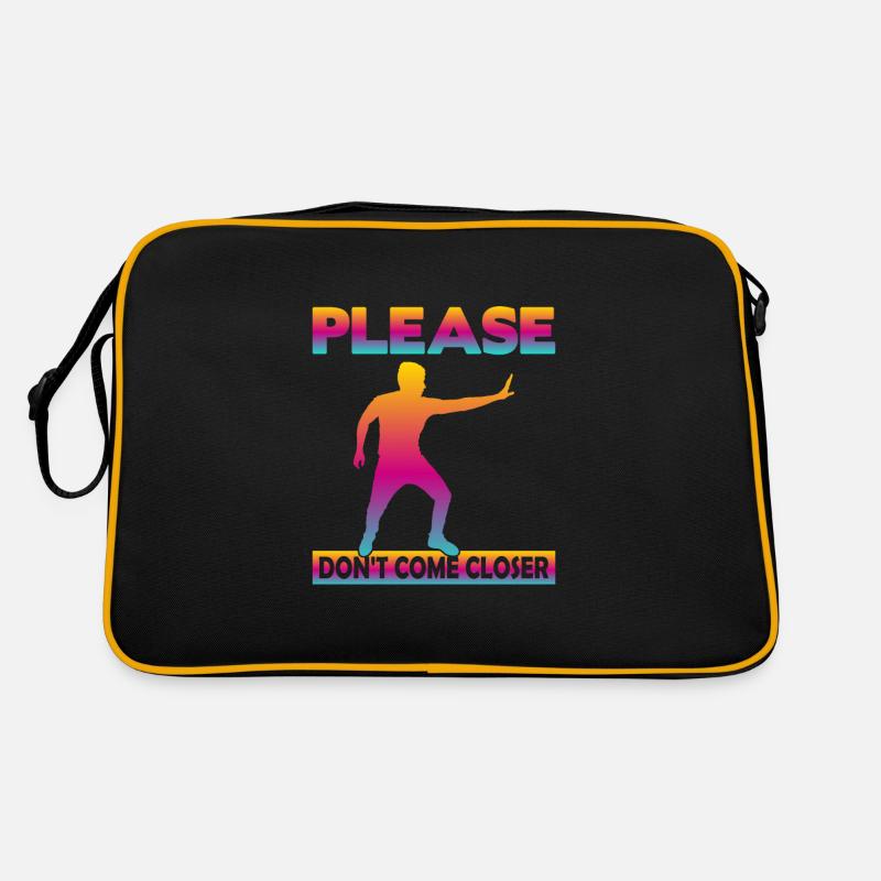 S’il vous plaît, ne vous approchez pas Sac Retro