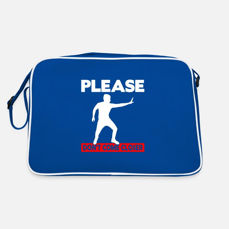 Please Don't come Closer Retro Tasche
