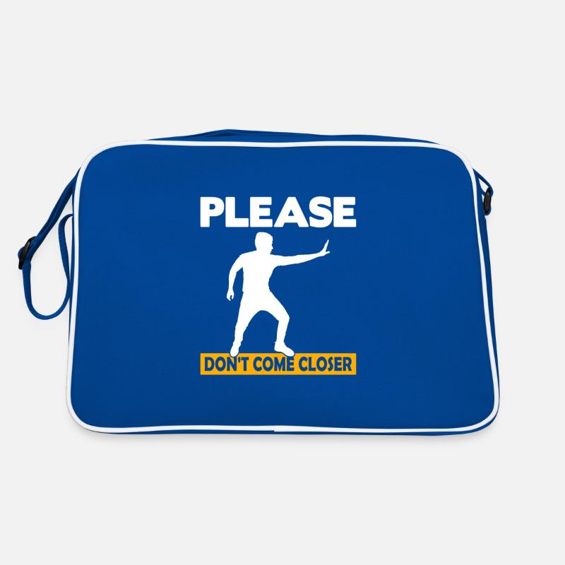 Please Don't come Closer Retro Tasche