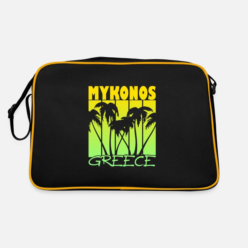 Mykonos Grèce Coucher de soleil Sac Retro