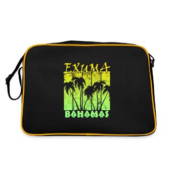 Exuma Bahamas - Retro Bag - black/gold - Back