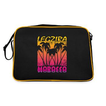 Legzira Morocco - Retro Tasche - Schwarz/Gold - Hinten