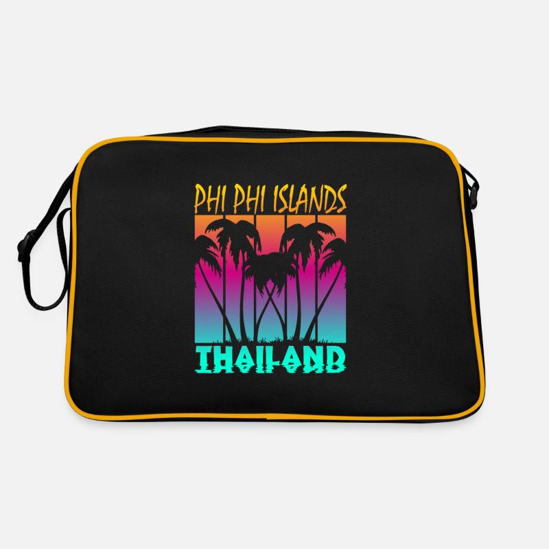 Vintage Phi Phi Islands Thaïlande Sac Retro