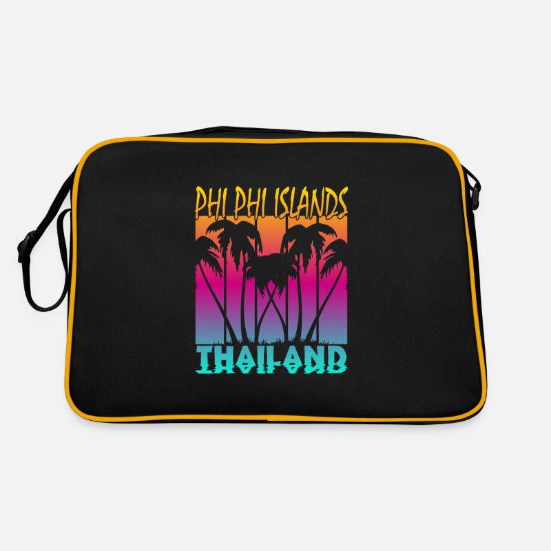 Vintage Phi Phi Islands Thaïlande Sac Retro