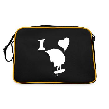 Véritable amour Wingfoil - Sac Retro - noir/or - Dos