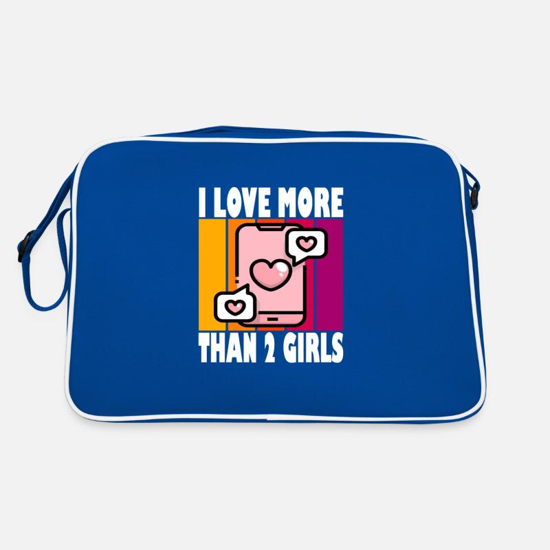 J’aime plus de 2 filles - Polyamor Sac Retro