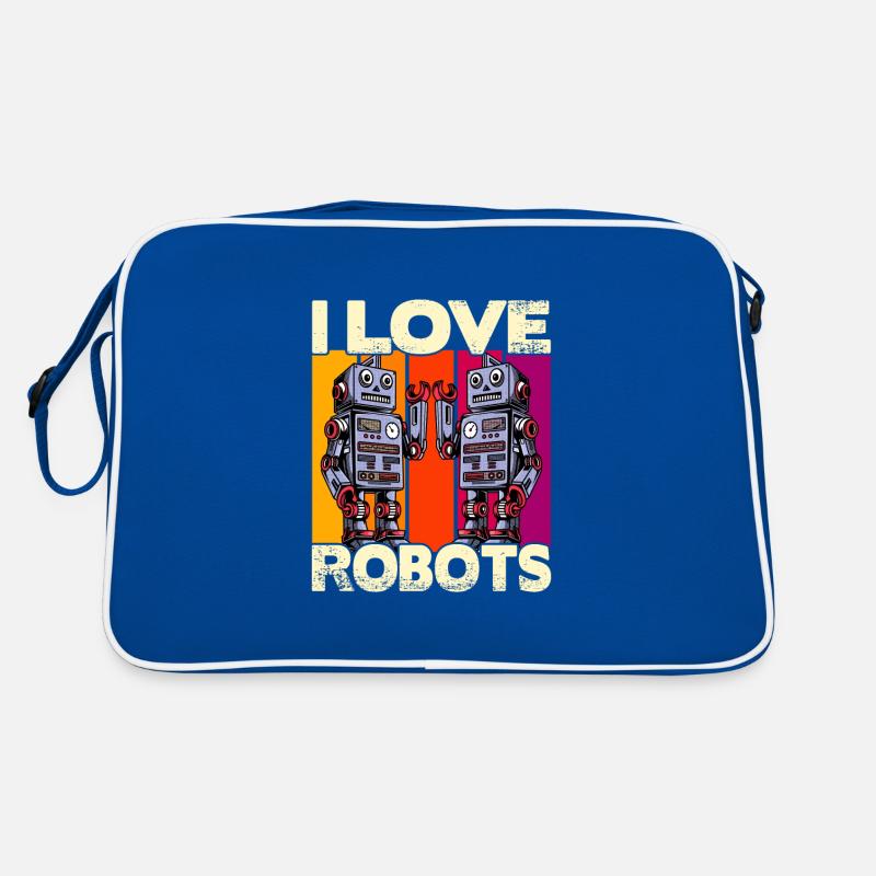 J’adore les robots Sac Retro