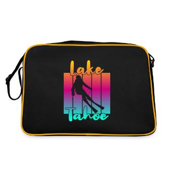 Lac Tahoe - Sac Retro - noir/or - Dos