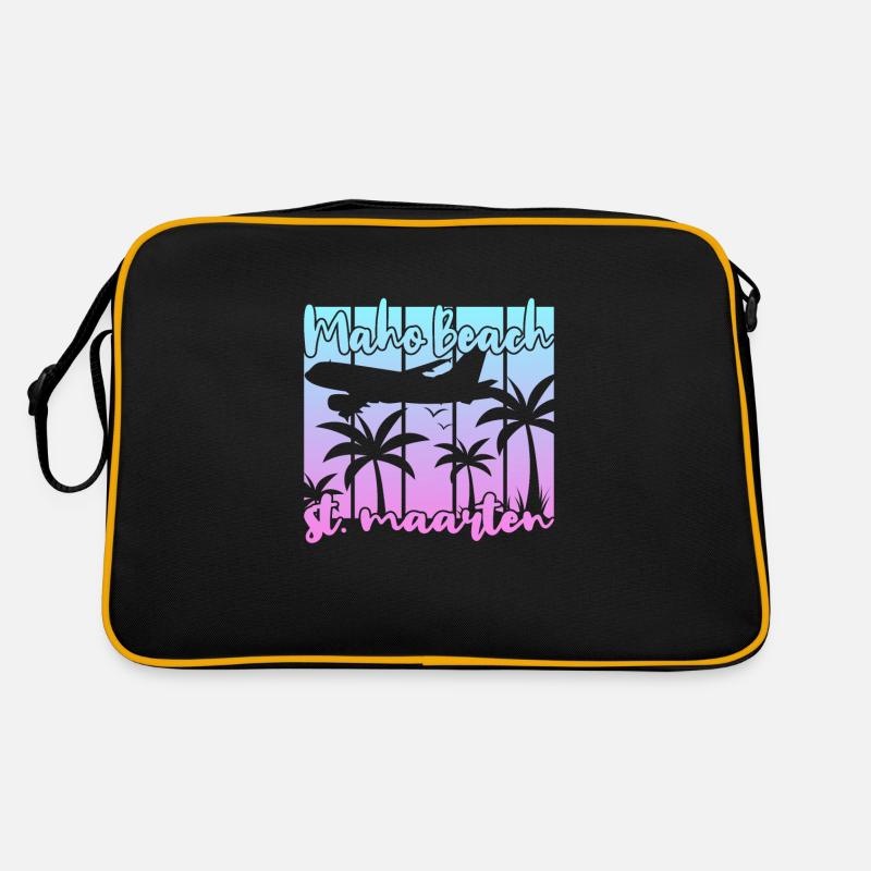 Maho Beach St. Maarten Sac Retro