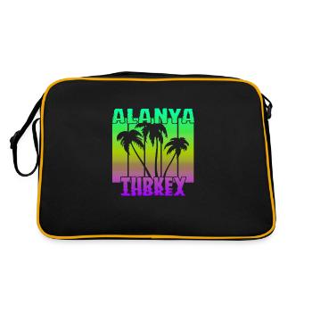 Alanya Turkey - Retro Bag - black/gold - Back