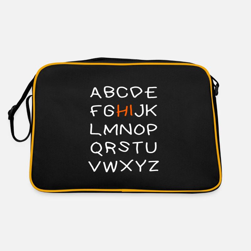 Salut Alphabet Sac Retro