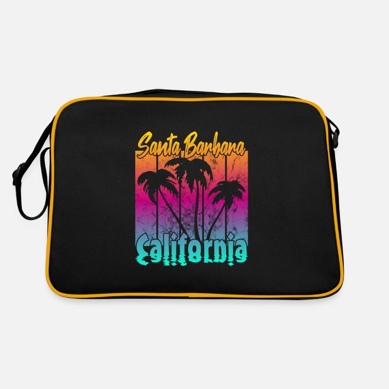 Vintage Santa Barbara Sunset Retro Bag