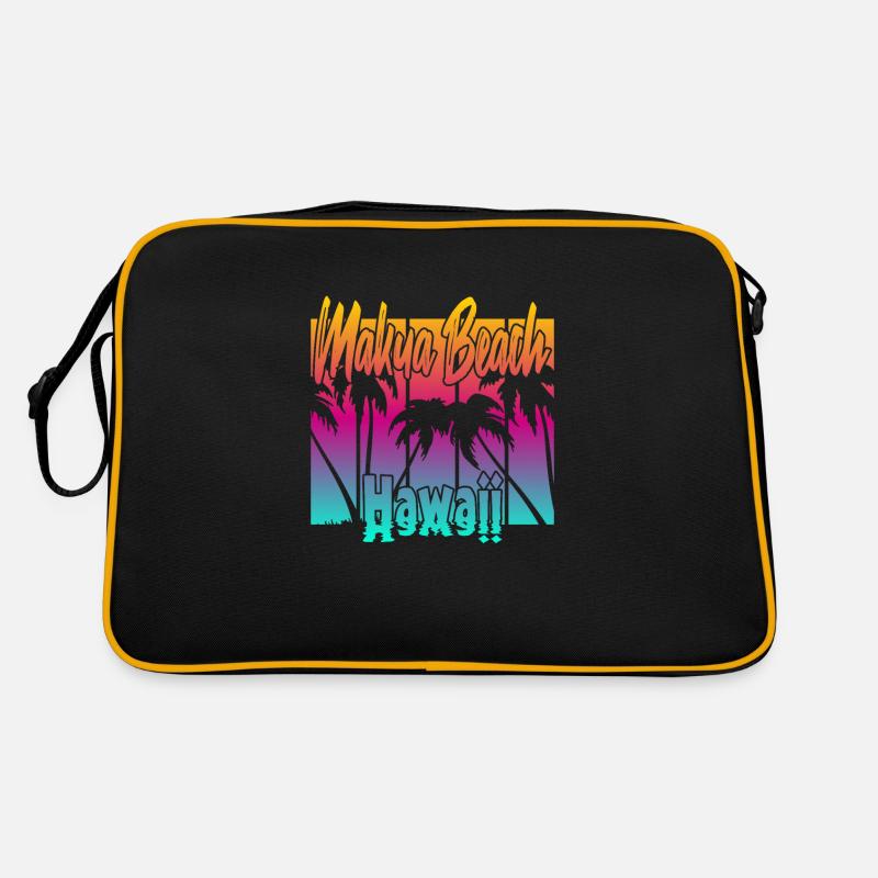 Makua Beach Hawaï Sac Retro
