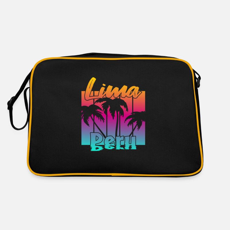 Lima Peru Retro Tasche