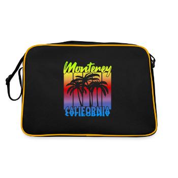 Monterey Californie - Sac Retro - noir/or - Dos